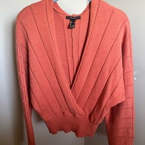 Forever 21 - Knit Wrap Cropped Sweater